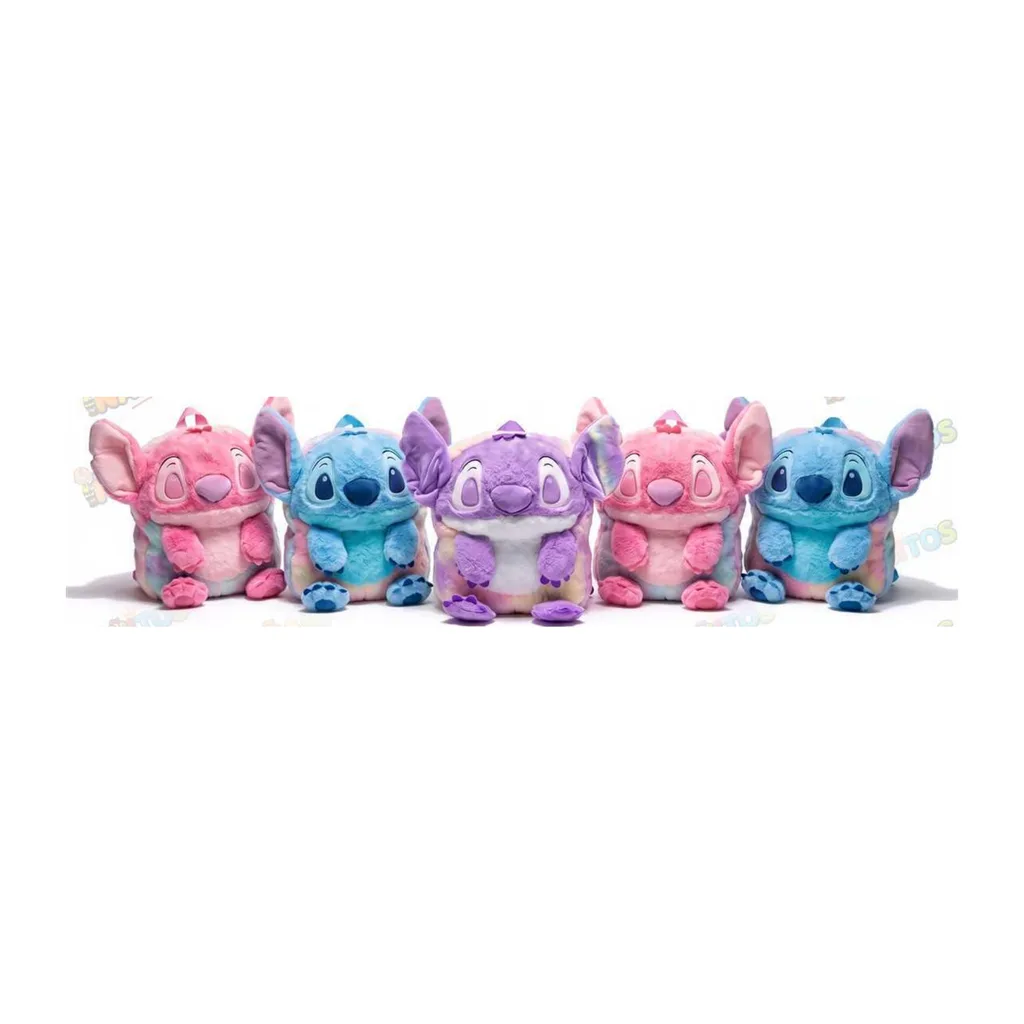 Mochila Stitch Peluche — venta por docena y caja