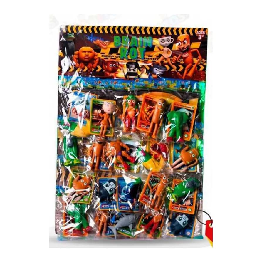 Muneco Brain Rot en Blister — venta por docena y caja